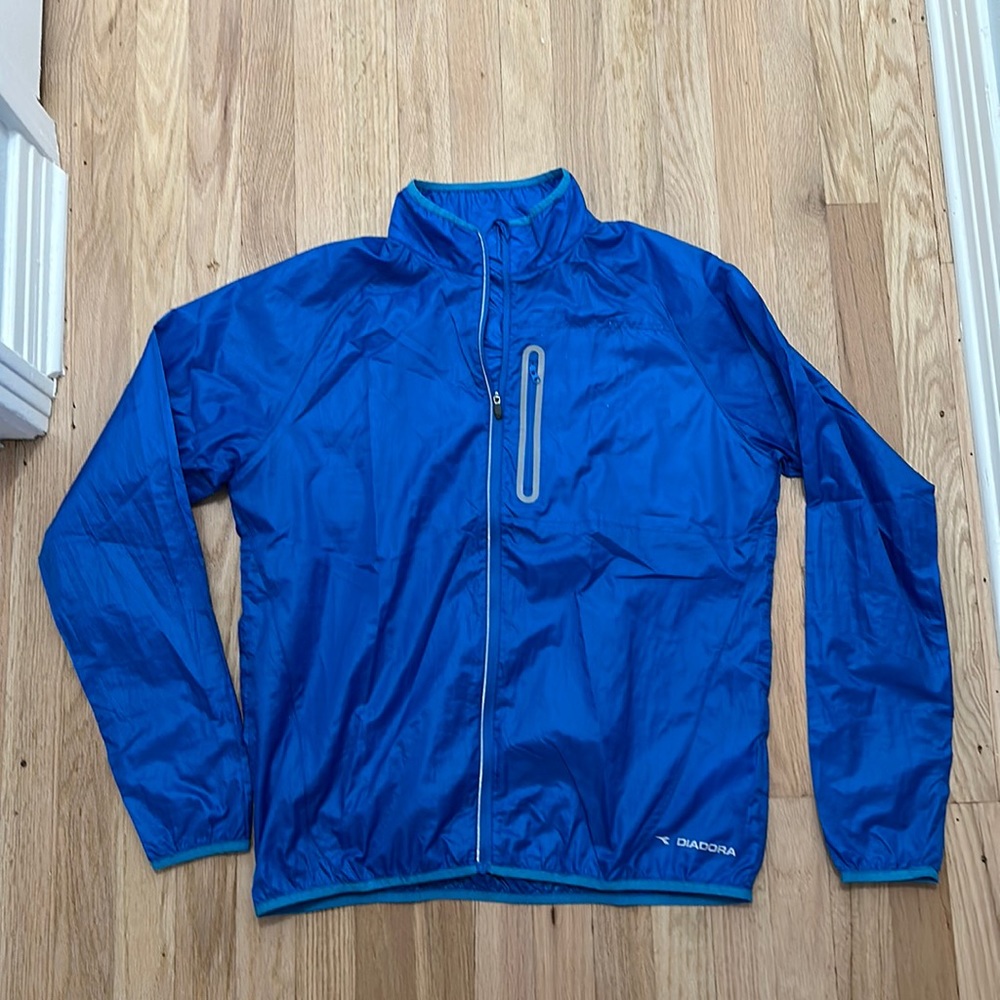 Diadora Running Windbreaker Jacket Mens Large